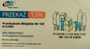 Przekaż 1,5 % podatku