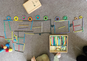 Ułożona lokomotywa Agnieszka