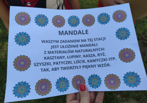 Instrukcja tworzenia mandali