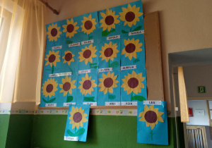 Słoneczniki - praca plastyczna